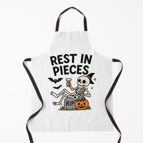 Item preview, Cute Cartoon Skeleton Lounging on Tombstone T-Shirt - Fun Halloween Design designed and sold by PrintCreations9.