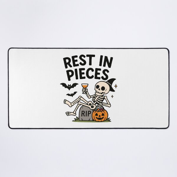 Item preview, Cute Cartoon Skeleton Lounging on Tombstone T-Shirt - Fun Halloween Design designed and sold by PrintCreations9.