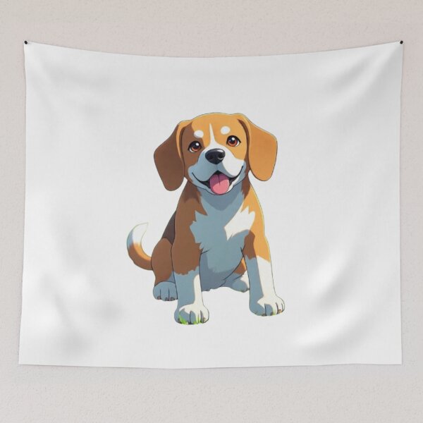 Item preview, Joyful Beagle Puppy designed and sold by DixieGirlStudio.
