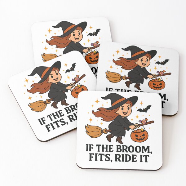 Artikelvorschau, Süße Hexe fliegt auf Besen T-Shirt - Verspieltes Halloween Cartoon Design entworfen und verkauft von PrintCreations9.