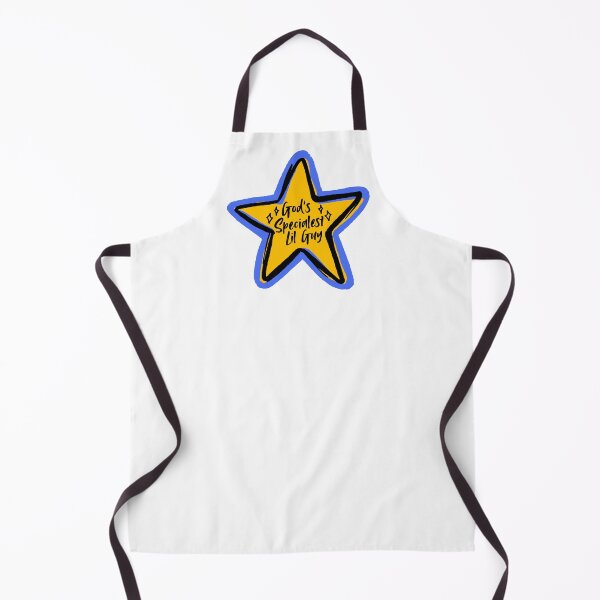 Item preview, God's Specialest Lil Guy Gold Star Badge designed and sold by maxamillionbux.