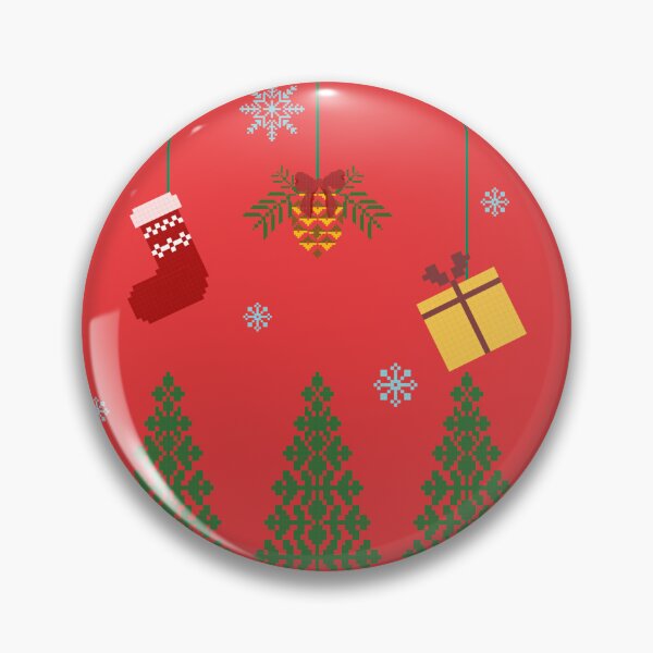 Item preview, Festive Nordic Christmas Pattern with Gifts and Trees designed and sold by DesignByNui.