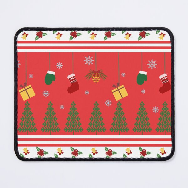 Item preview, Festive Nordic Christmas Pattern with Gifts and Trees designed and sold by DesignByNui.