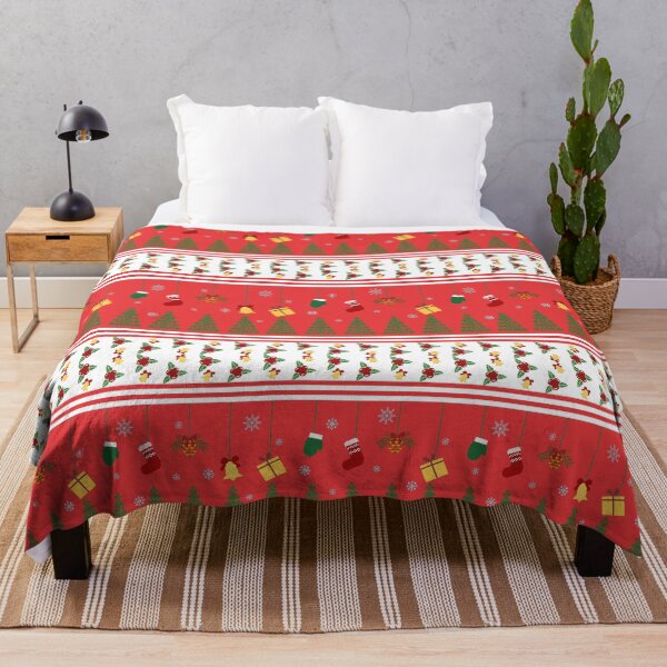 Item preview, Festive Nordic Christmas Pattern with Gifts and Trees designed and sold by DesignByNui.