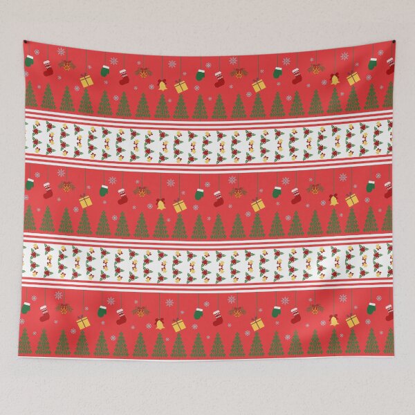 Item preview, Festive Nordic Christmas Pattern with Gifts and Trees designed and sold by DesignByNui.