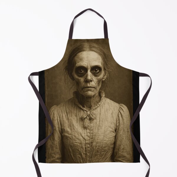 Item preview, Southern Gothic Horror Portrait – Creepy Vintage Old Woman Photograph designed and sold by Southern Gothic Horror .