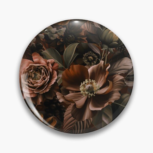 Item preview, Opulent Baroque Maximalistic Flowers Moody Dark designed and sold by artsandsoul.