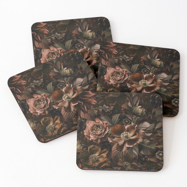 Item preview, Opulent Baroque Maximalistic Flowers Moody Dark designed and sold by artsandsoul.