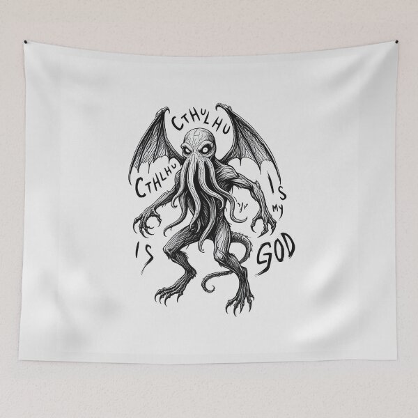 Item preview,  Cthulhu is my God designed and sold by Vintage Designs +.