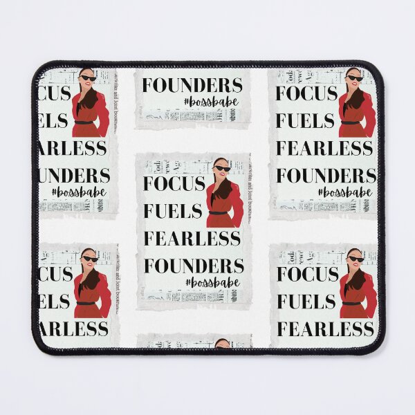 Item preview, Focus Fuels Fearless Founders Quote Sticker | Entrepreneur Motivation, Startup Mindset, Business Growth Inspirational Design designed and sold by BossBabe Prints.