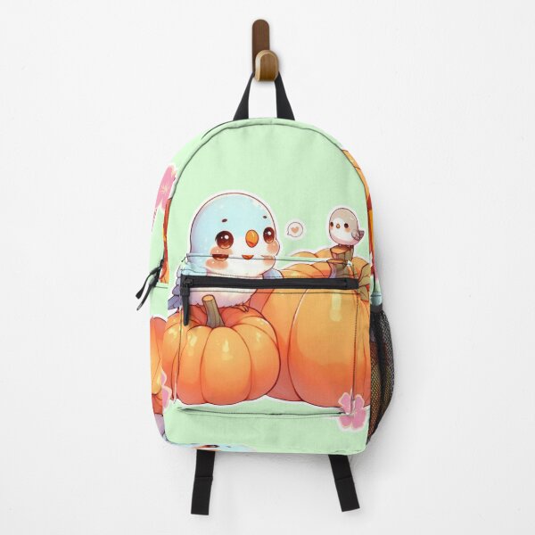 Item preview, Autumn Pumpkin Parrot – Cute Tropical Fall Bird Illustration designed and sold by Sugar Wisdom .