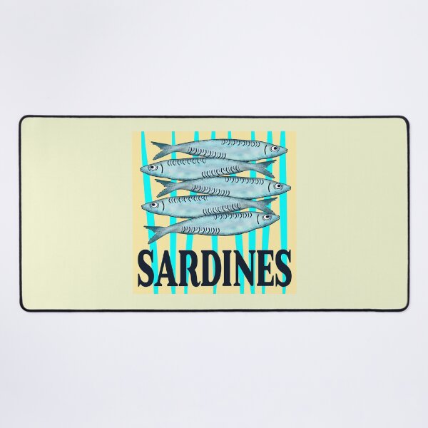 Item preview, Sardines fish designed and sold by minimalartstory.