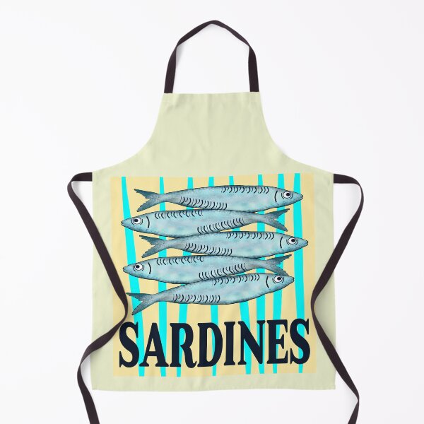 Item preview, Sardines fish designed and sold by minimalartstory.