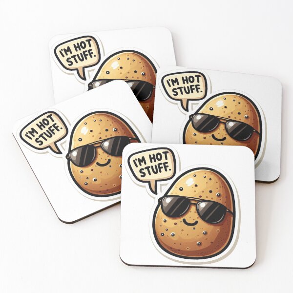 Item preview, Cool Potato With Sunglasses Vaporwave designed and sold by prabhuji.