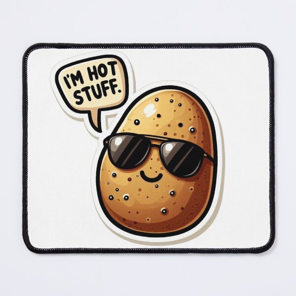 Item preview, Cool Potato With Sunglasses Vaporwave designed and sold by prabhuji.