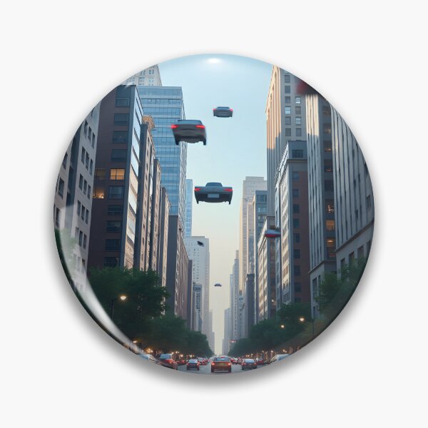 Item preview, Flying Cars Urban Skyline designed and sold by Images Fair.