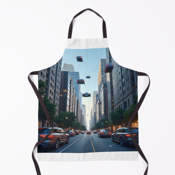 Item preview, Flying Cars Urban Skyline designed and sold by Images Fair.