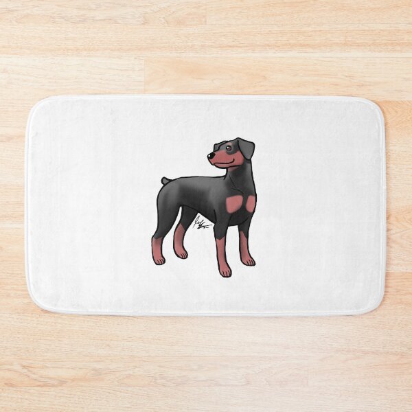 Item preview, Dog - Doberman Pinscher - docked tail - Brown and Red designed and sold by Jennifer Stolzer.