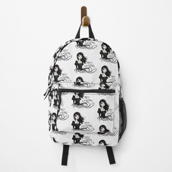 Item preview, Hold on, let me over think this - Goth Emo girl design designed and sold by Vintage Designs +.