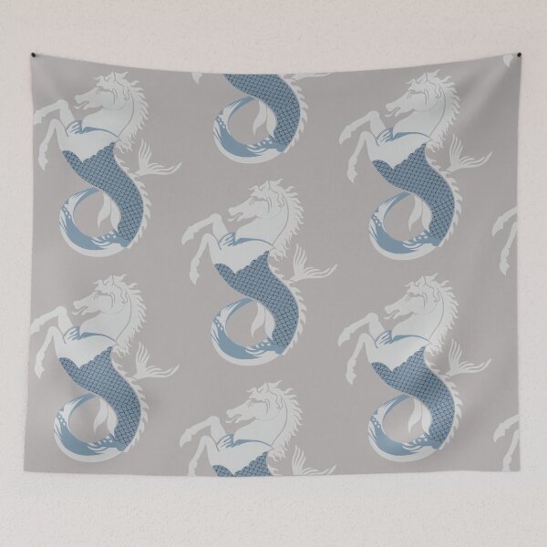 Item preview, Noble Seahorse Crest Fantasy Emblem designed and sold by ToddYeager.