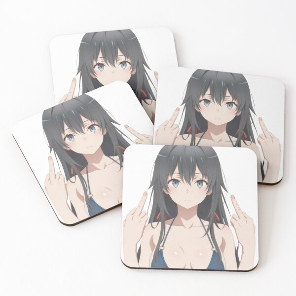 Item preview, Anime Middle Finger - Yukino waifu designed and sold by Kuroi Pixel.
