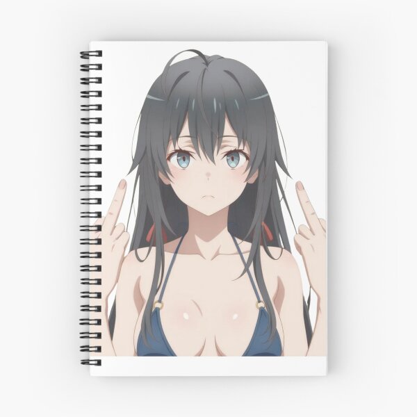 Item preview, Anime Middle Finger - Yukino waifu designed and sold by Kuroi Pixel.