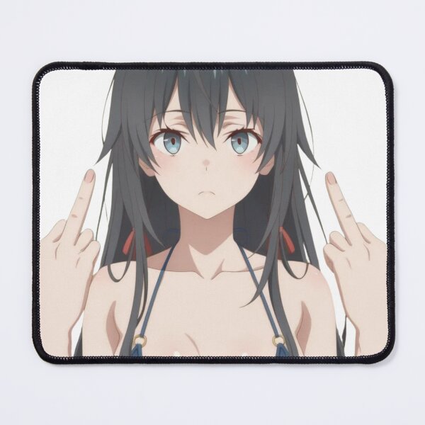 Item preview, Anime Middle Finger - Yukino waifu designed and sold by Kuroi Pixel.