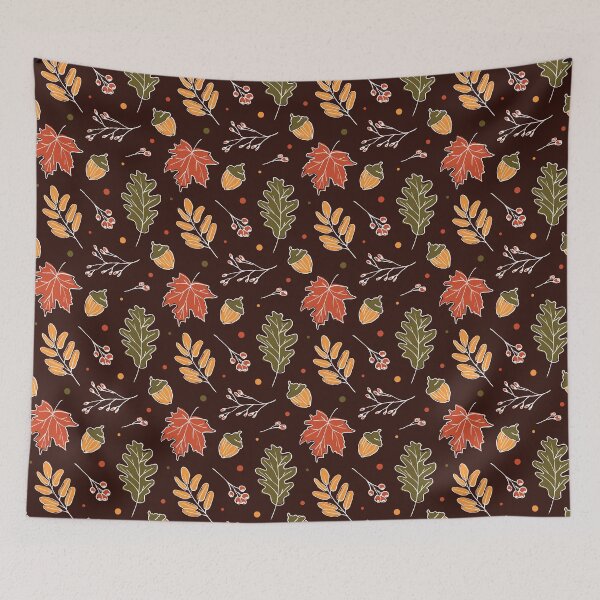 Item preview, Acorns and autumn leaves designed and sold by LaPetiteBelette.