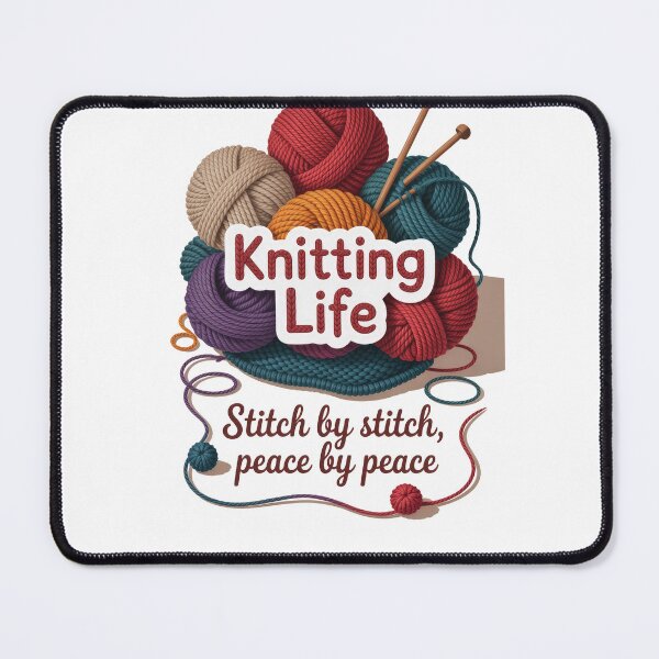 Item preview, Knitting Life Stitch by Stitch designed and sold by Enea Kelo.