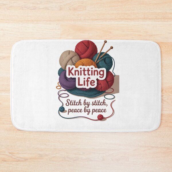 Item preview, Knitting Life Stitch by Stitch designed and sold by Enea Kelo.