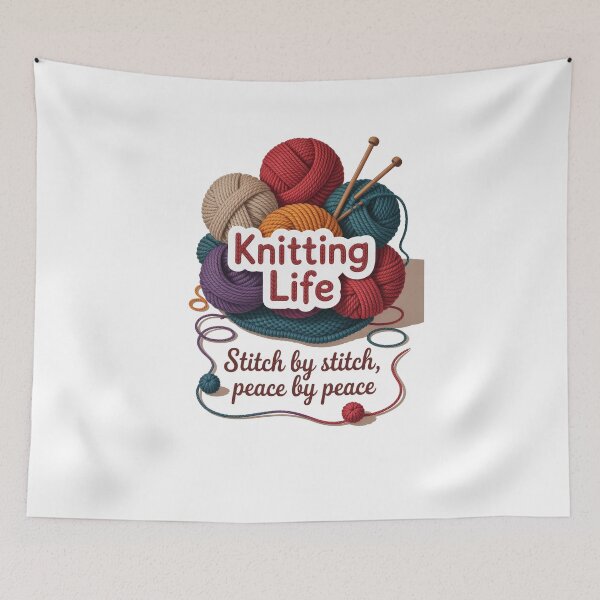 Item preview, Knitting Life Stitch by Stitch designed and sold by Enea Kelo.