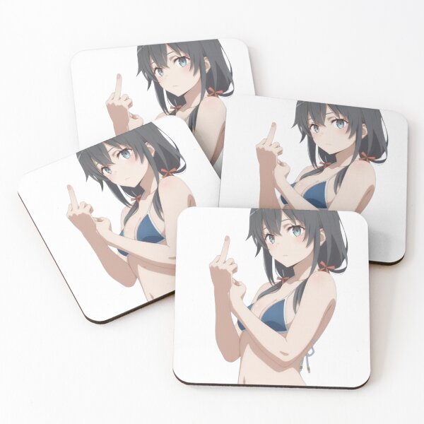 Item preview, Yukino Anime Middle Finger designed and sold by Kuroi Pixel.