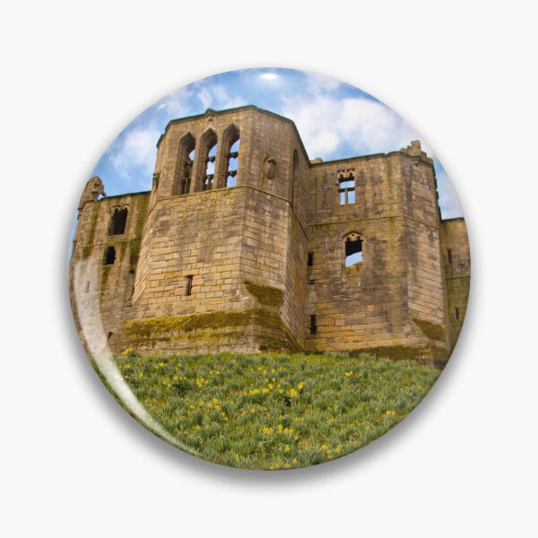 Item preview, Warkworth Castle and Spring Daffodils  designed and sold by Violaman.