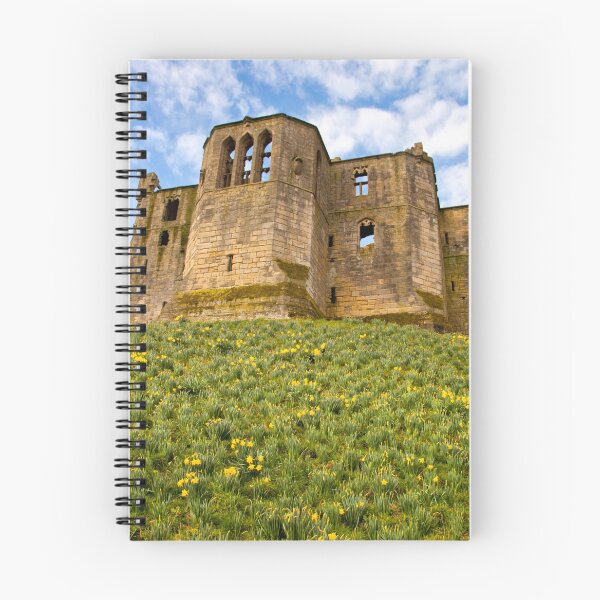 Item preview, Warkworth Castle and Spring Daffodils  designed and sold by Violaman.