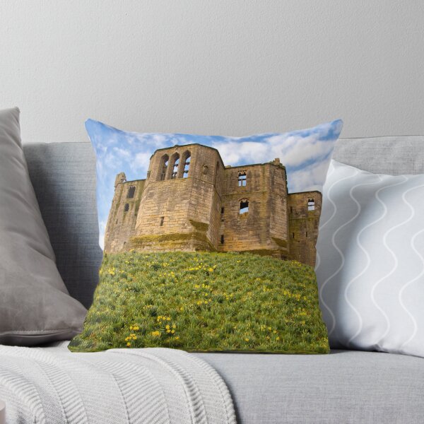 Item preview, Warkworth Castle and Spring Daffodils  designed and sold by Violaman.