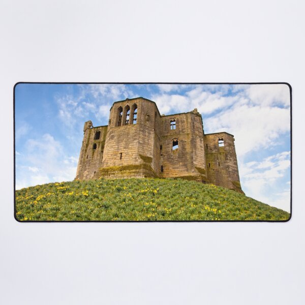 Item preview, Warkworth Castle and Spring Daffodils  designed and sold by Violaman.