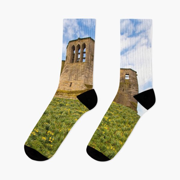 Item preview, Warkworth Castle and Spring Daffodils  designed and sold by Violaman.
