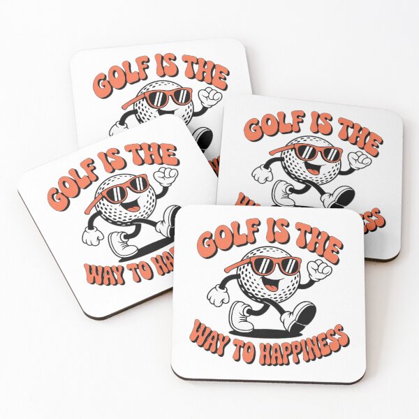 Item preview, Golf is the Way to Happiness designed and sold by art-cosmic-canv.