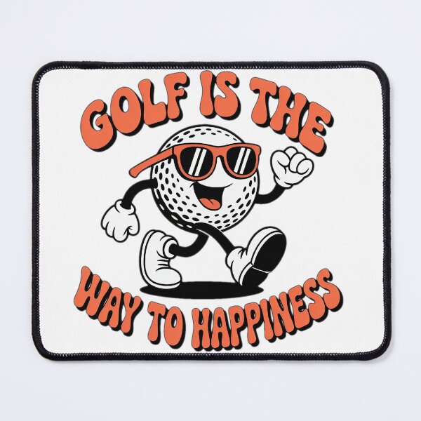 Item preview, Golf is the Way to Happiness designed and sold by art-cosmic-canv.