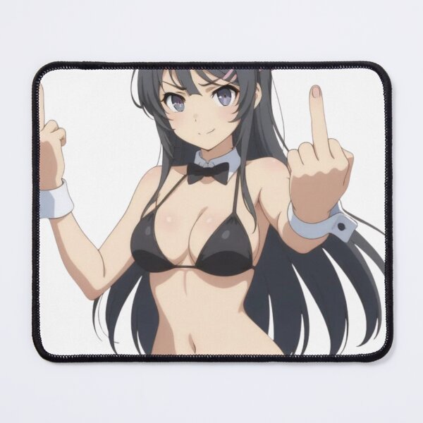Item preview, Anime Middle Finger - Mai waifu designed and sold by Kuroi Pixel.