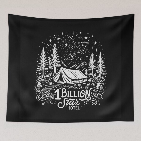 Item preview,  One Billion Star Hotel - Camping design designed and sold by Vintage Designs +.