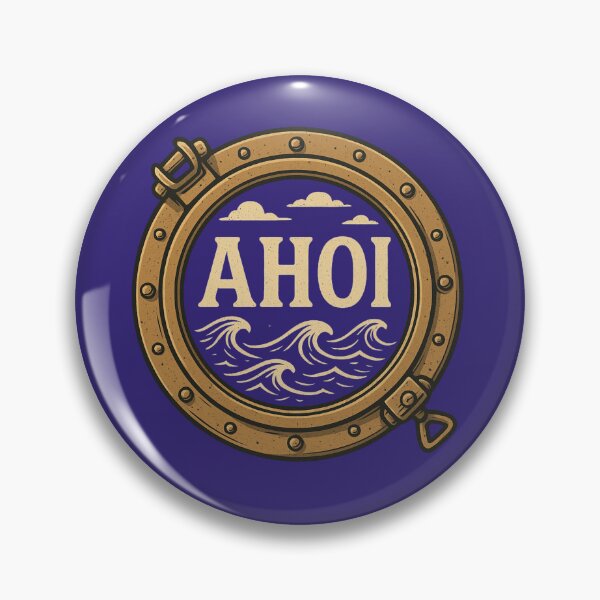 Item preview, Ahoi porthole – maritime vintage design designed and sold by Fies-und-Fein.