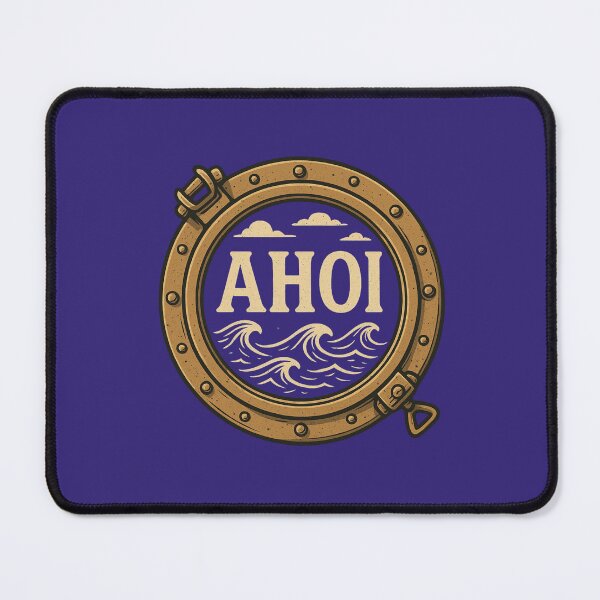 Item preview, Ahoi porthole – maritime vintage design designed and sold by Fies-und-Fein.