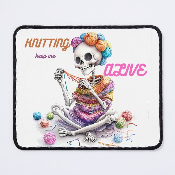 Item preview, Knitting smiling skeleton designed and sold by I-R-A.