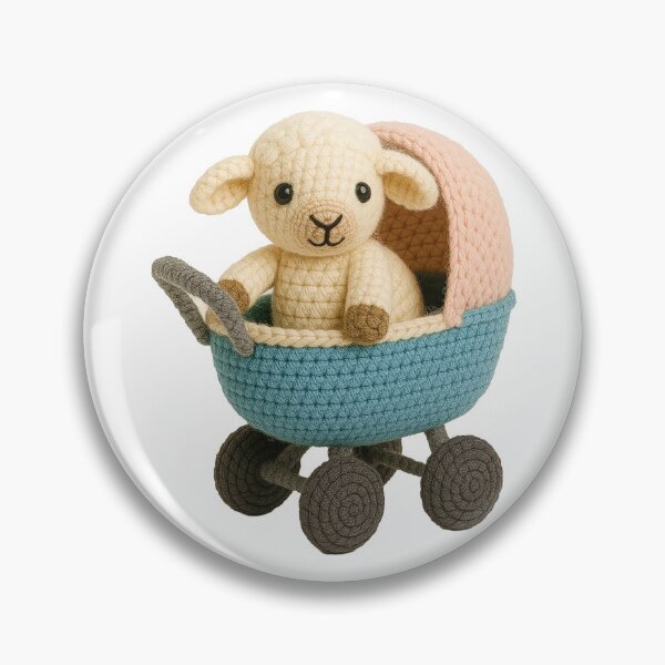 Item preview, Lamb in a Pram designed and sold by Design:Gifted.
