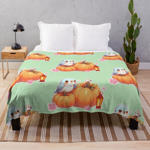 Item preview, Autumn Pumpkin Parrot – Cute Tropical Fall Bird Illustration designed and sold by Sugar Wisdom .