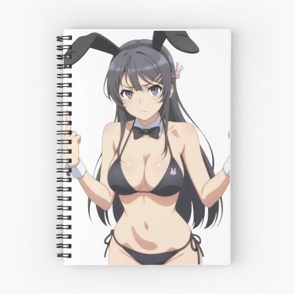 Item preview, Anime Middle Finger Mai Sakurajima  designed and sold by Kuroi Pixel.