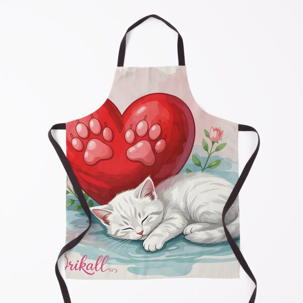 Item preview, Kittens Walk All Over Your Heart designed and sold by HippieWorks.