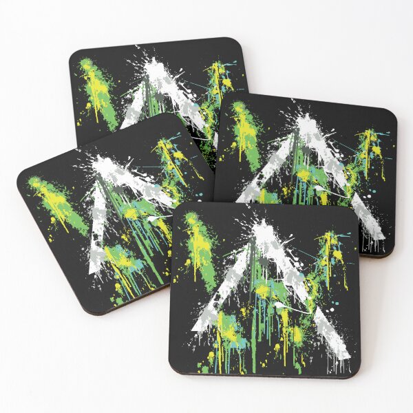 Item preview, Street Art Splash: Green & Yellow designed and sold by tutupberas.