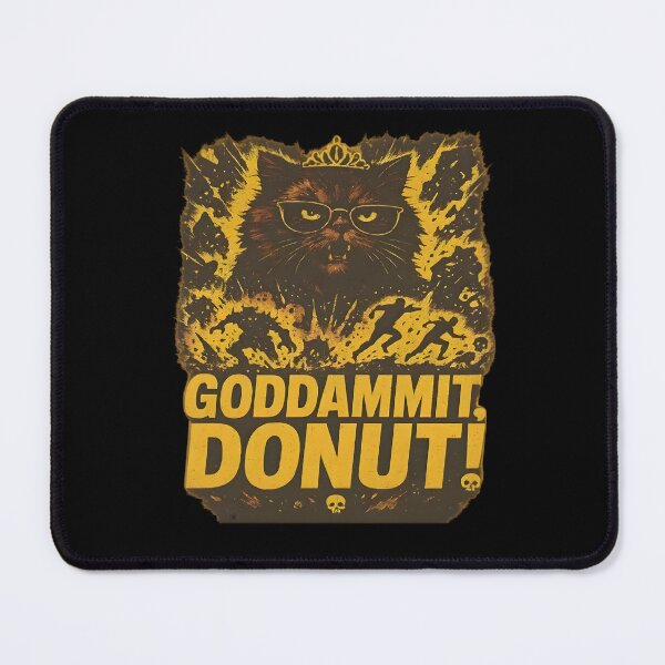 Item preview, Goddammit, Donut Dungeon Crawler Carl Shirt Funny LitRPG Cat Tee designed and sold by legrowbradacf.